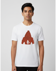 Kantara Official White Half Sleeve Round Neck T-Shirt | 100% Cotton | Unisex Casual Wear | Premium Merch by Hombale Films
