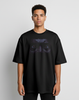 Kantara Official Divine Gaze Over Sized Black T-Shirt | 100% Cotton | Unisex Casual Wear | Premium Merchandise