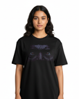Kantara Official Divine Gaze Over Sized Black T-Shirt | 100% Cotton | Unisex Casual Wear | Premium Merchandise