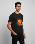 Kantara Official Divine Black Half Sleeve T-Shirt | 100% Cotton | Unisex Casual Wear | Premium Merchandise