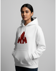 Official Kantara White Silhouette Artwork Hoodie | 280 GSM Premium Edition