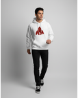 Official Kantara White Silhouette Artwork Hoodie | 280 GSM Premium Edition