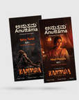 Kantara Combo Pack - Spicy Twist & Mint Masala | 62% Dark Chocolate Bar | Handmade | Sweetened with Jaggery | 50g x 2