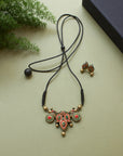 Harini — Mango Design Hand Painted Finish Terracotta Jewellery Set