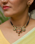 Harini — Mango Design Hand Painted Finish Terracotta Jewellery Set