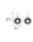Flower Design German Silver Earring
