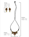 Harini — Mango Design Hand Painted Finish Terracotta Jewellery Set