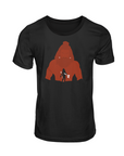 Kantara Official Black Half Sleeve T-Shirt with Silhouette Artwork | 100% Cotton | Unisex Casual Wear | Premium Merchandise