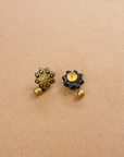 Mandala and Peacock Art work Antique Gold Finish 100% Handmade Terracotta Choker Necklace Set