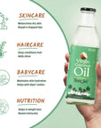 Pure Cold-Pressed Virgin Coconut Oil - 150 ml