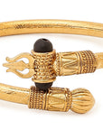 Divine Hindu Gold Plated Shiva Trishool Damaru Kada