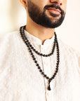 Divine Hindu Lava Stone Jaap Mala β 108 Natural Beads