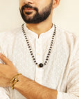 Karungali Mala & Trishool Damaru Kada Combo