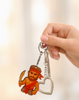 Kantara Hero Fridge Magnet & Warrior Keychain
