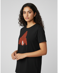Kantara Official Black Half Sleeve T-Shirt with Silhouette Artwork | 100% Cotton | Unisex Casual Wear | Premium Merchandise