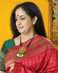 Natya Raja — Kathakali Design Handpainted Terracotta Unisex Necklace