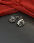 Flower Design German Silver Earring