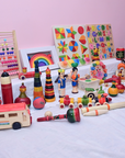Channapatna Handcrafted Wooden Doll | Traditional Indian Folk Art Toy | Eco-Friendly Décor & Gift