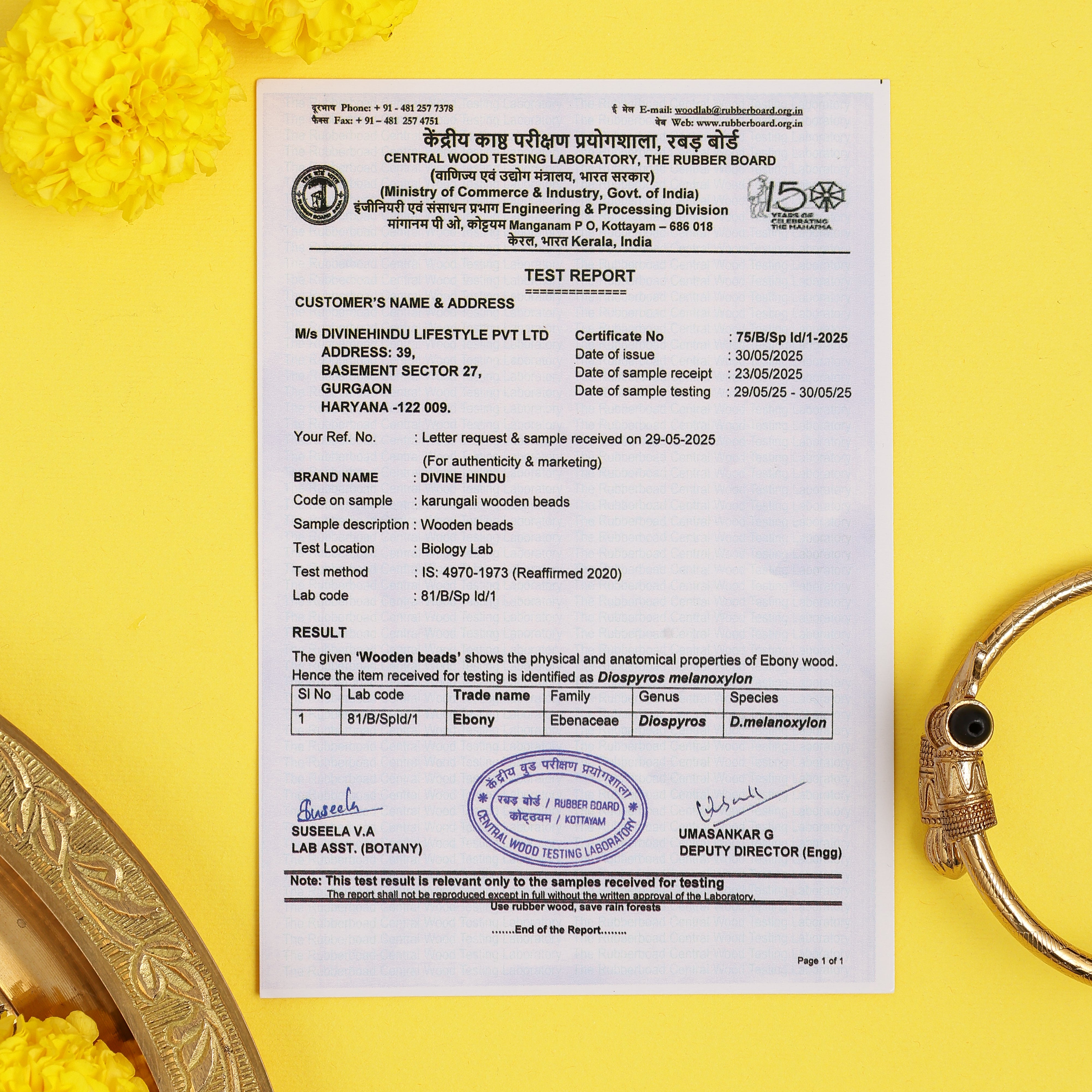 Divine Hindu Gold Plated Shiva Trishool Damaru Kada