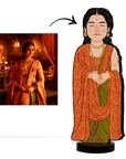 Kantara Kanakavathi Gulbonda Figurine with Stand | Limited Edition | Non-Fadable, Waterproof Glossy Print