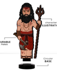 Kantara Rishab Shetty Gulbonda Figurine with Stand | Limited Edition | Non-Fadable, Waterproof Glossy Print