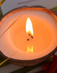 Vegan Scented Candle In Coconut Shell - Kantara Limited Edition