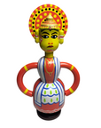 Channapatna Handcrafted Wooden Doll | Traditional Indian Folk Art Toy | Eco-Friendly Décor & Gift
